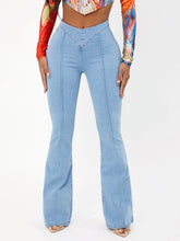 SXY Solid Flare Leg Jeans
